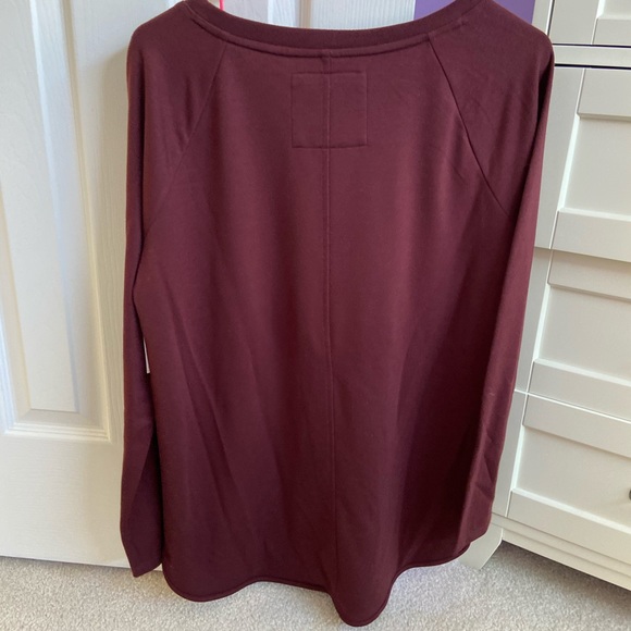 Maroon Sonoma Pull over Shirt - Picture 3 of 5